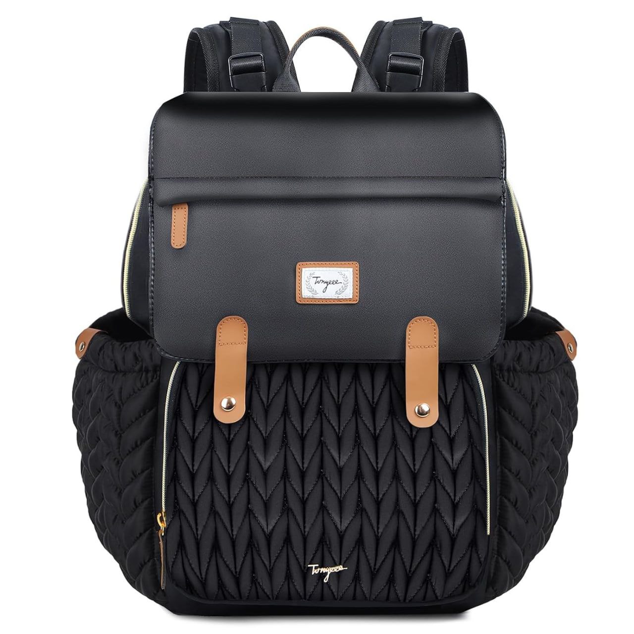 Waterproof Leather Diaper Bags